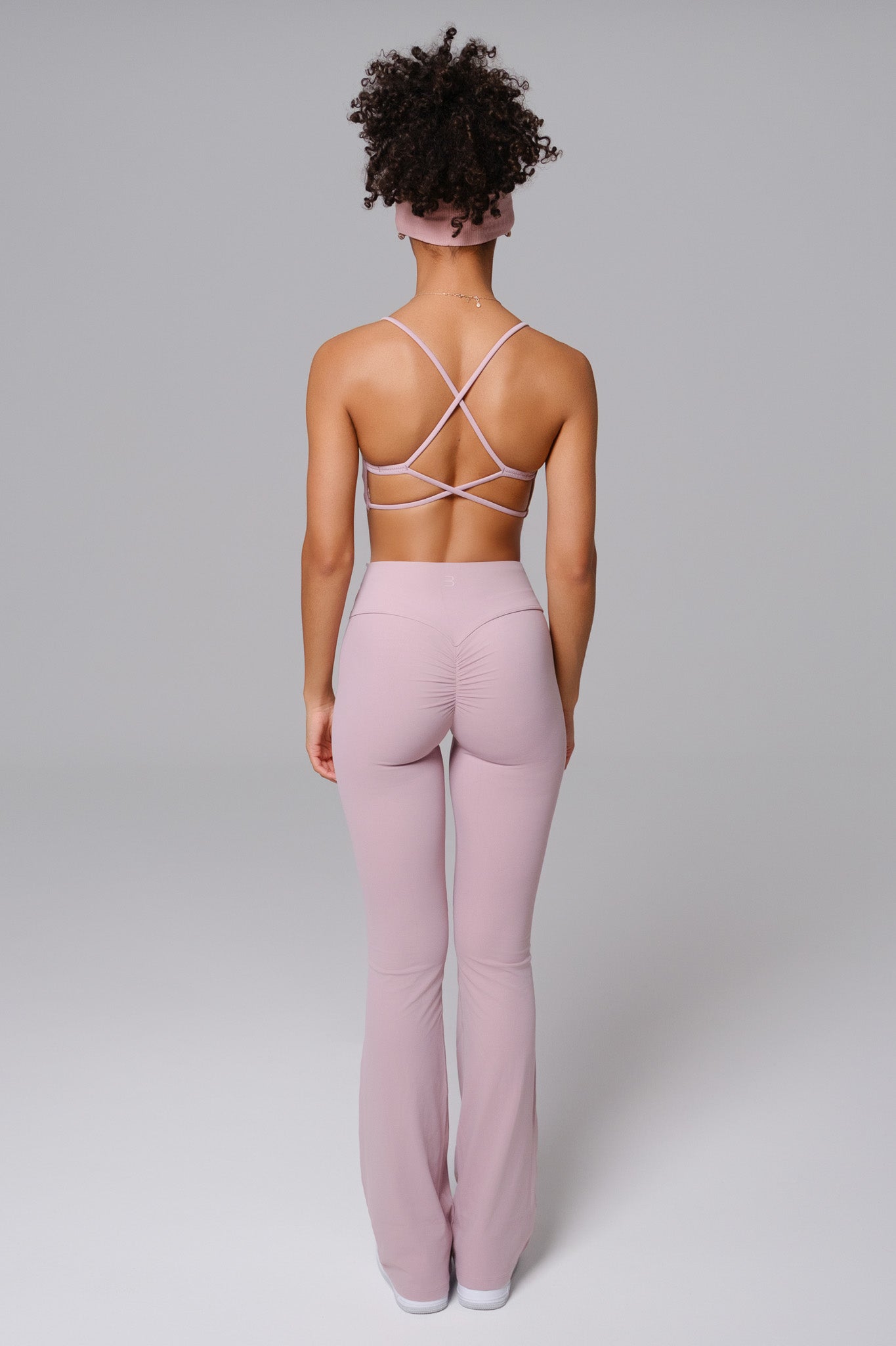 Haven Flare Leggings - Rose Quartz