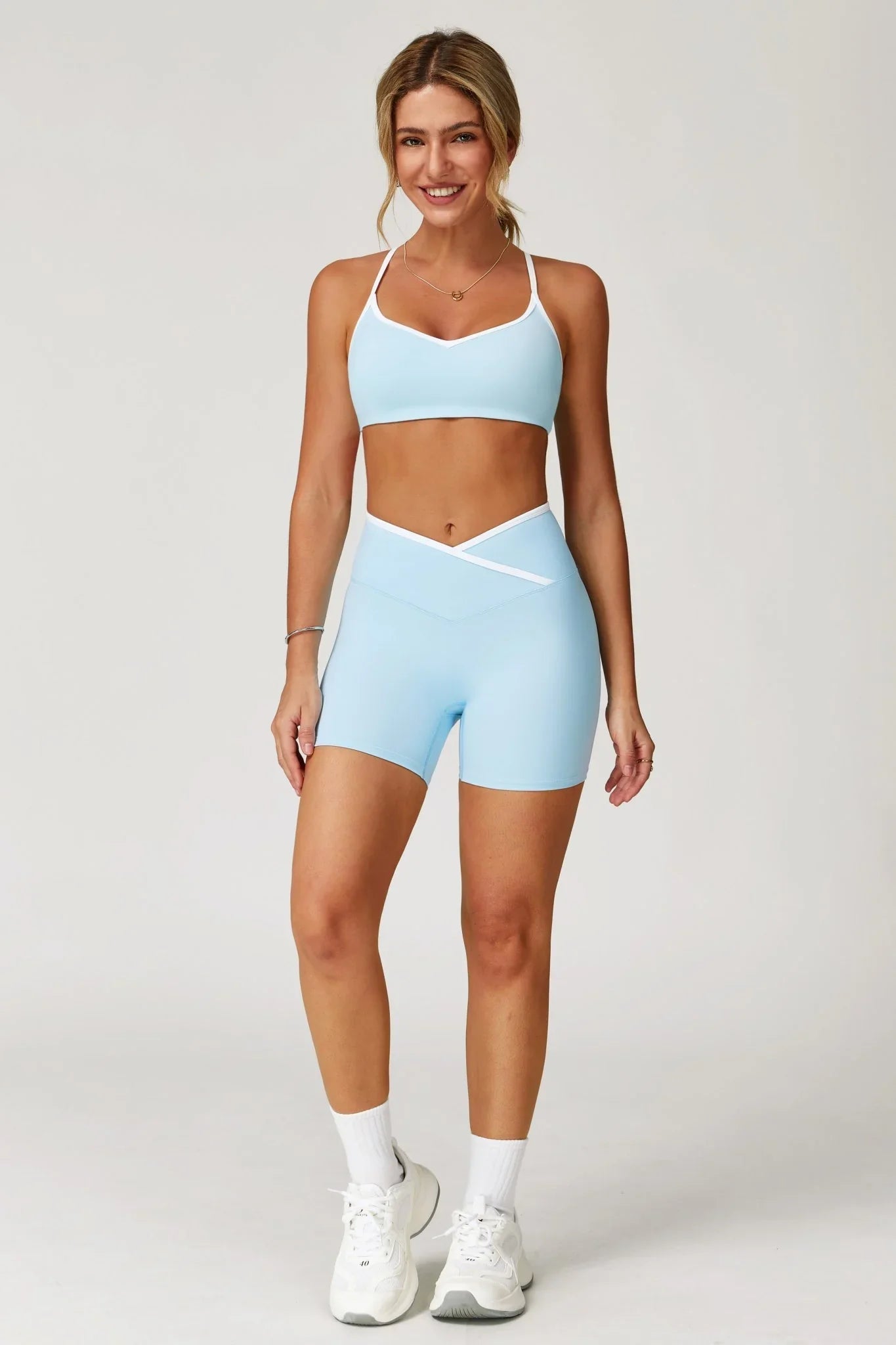 Shorts Isabelle - Azul Gelo
