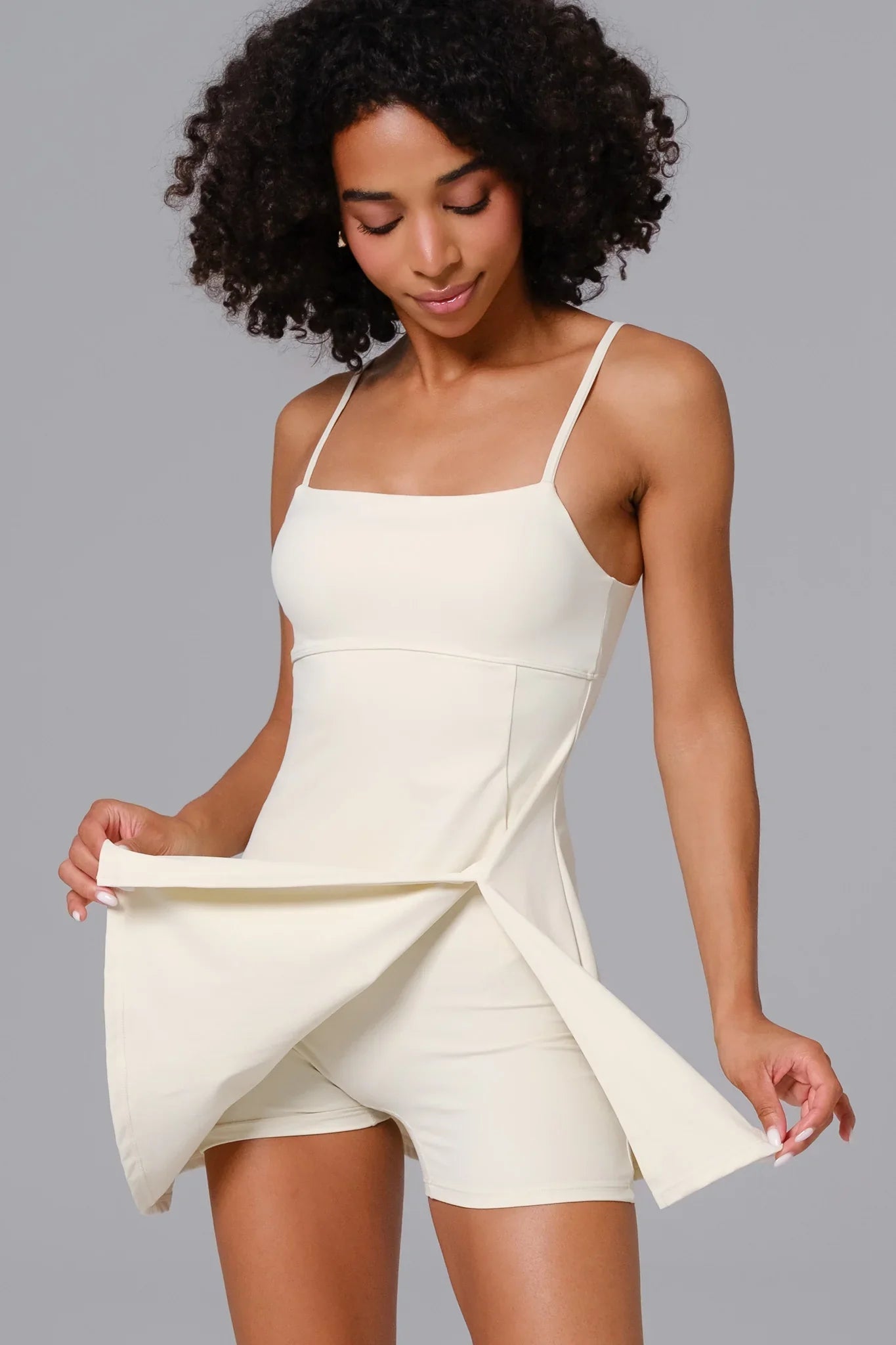 Katerina Mini Dress - Soft Cream