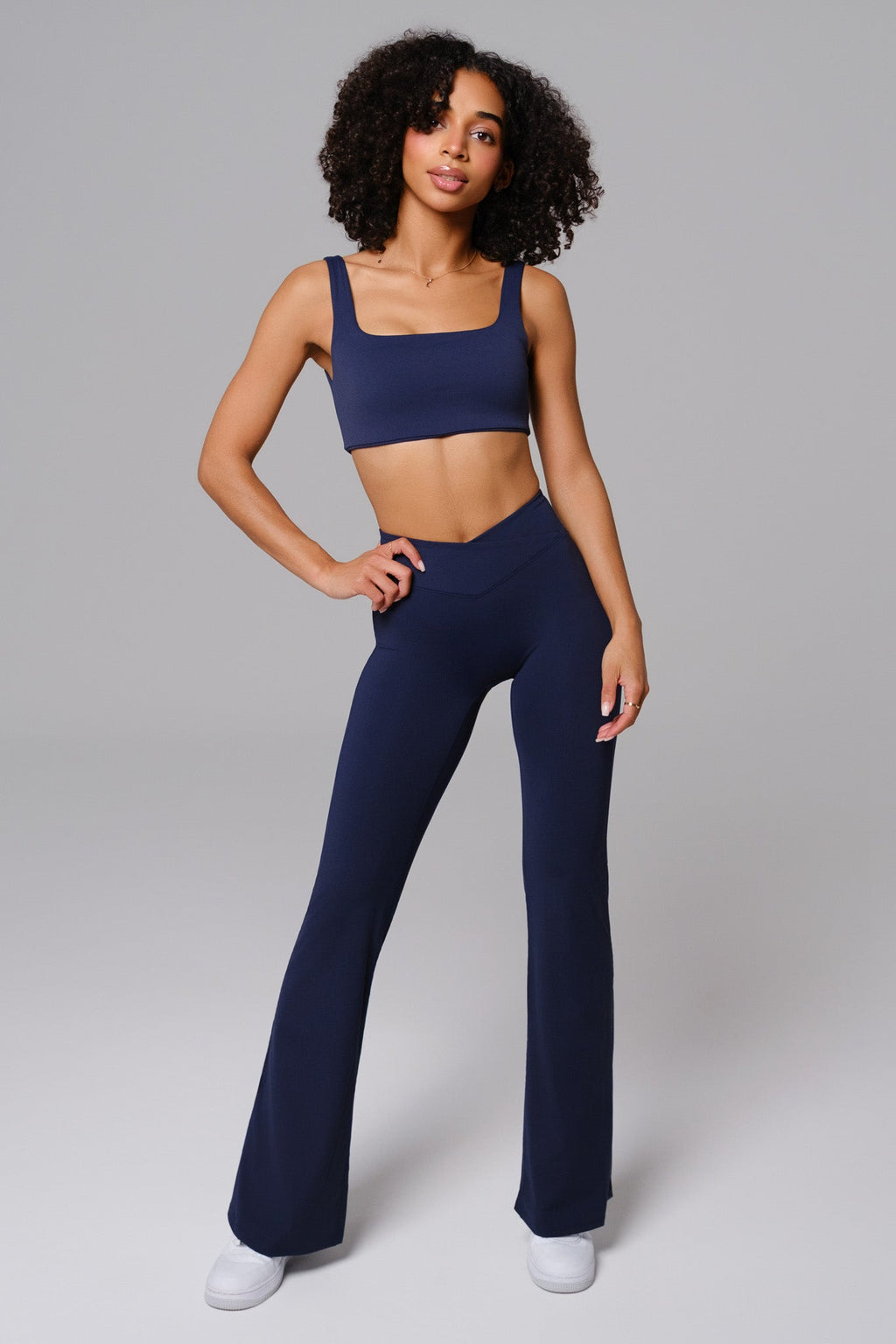 Calça Flare Maeva - Azul Marinho