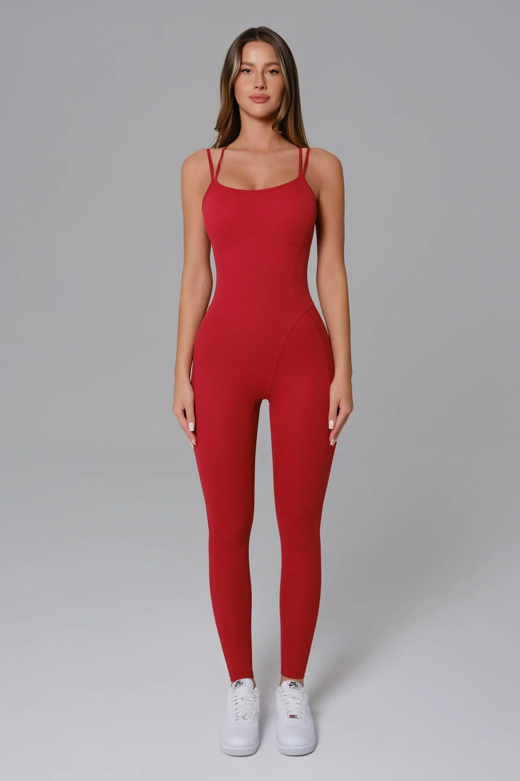 Marcella Jumpsuit - Ember Red