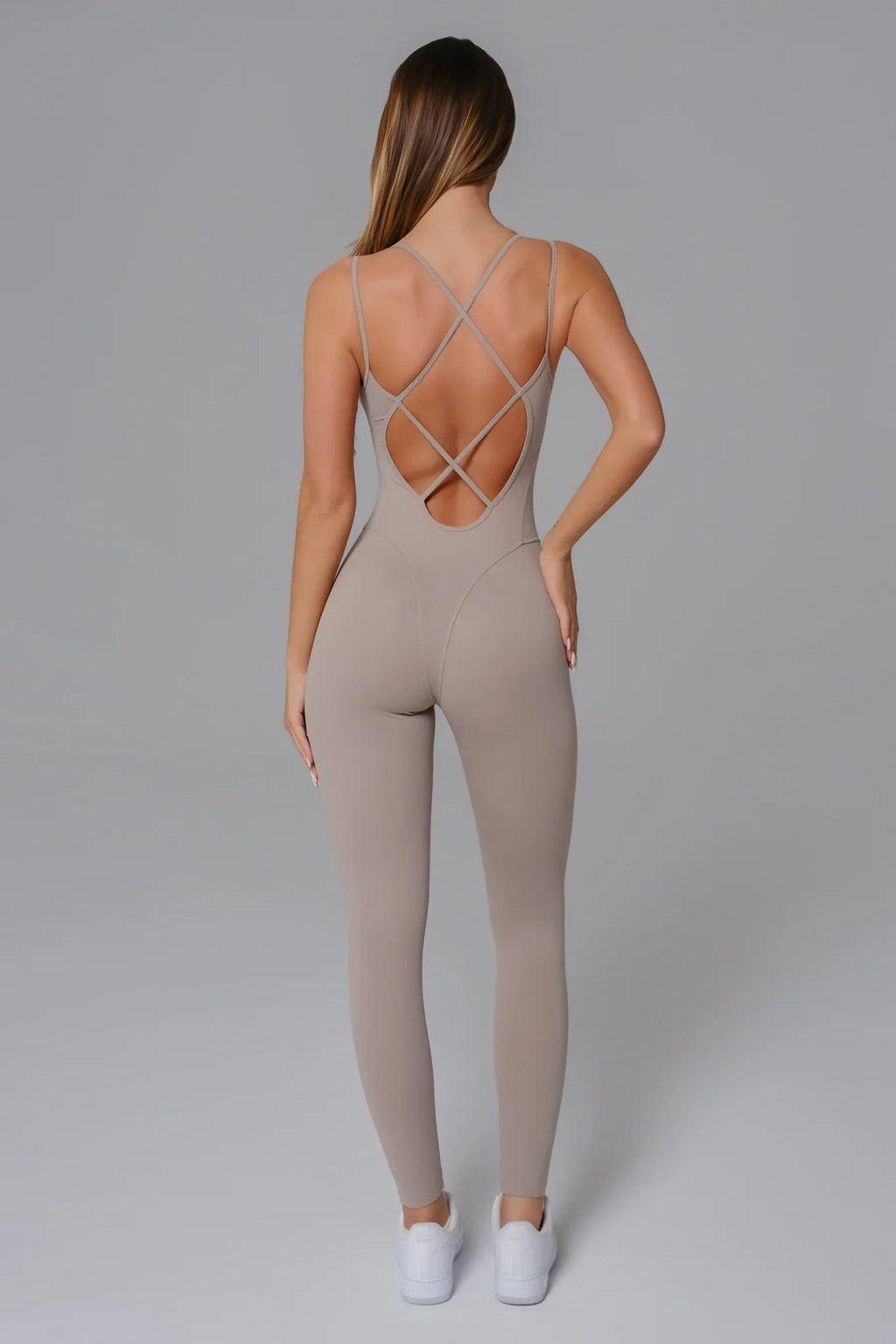 Marcella Jumpsuit - Greige