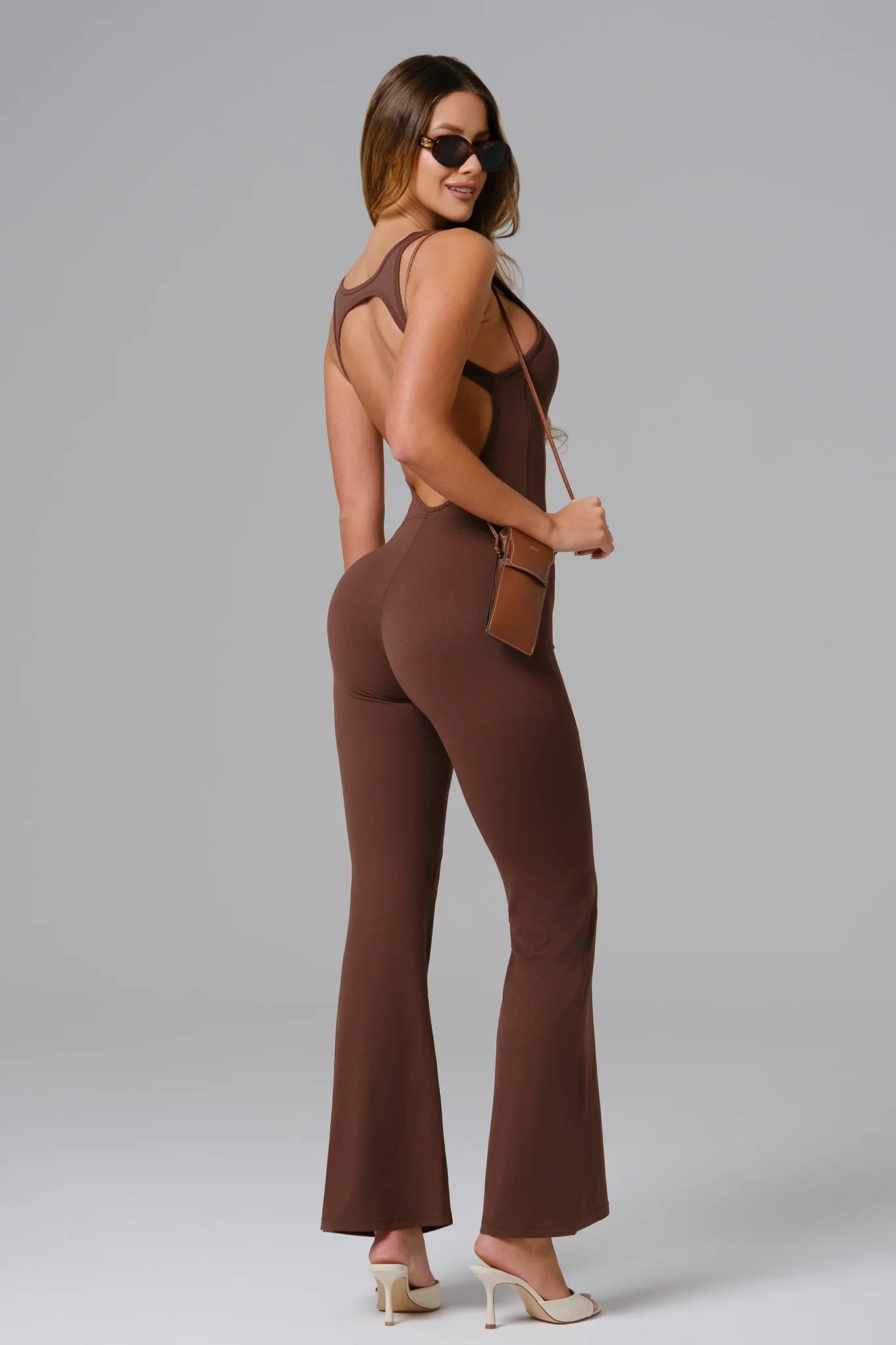 Maya Jumpsuit - Ash Brown