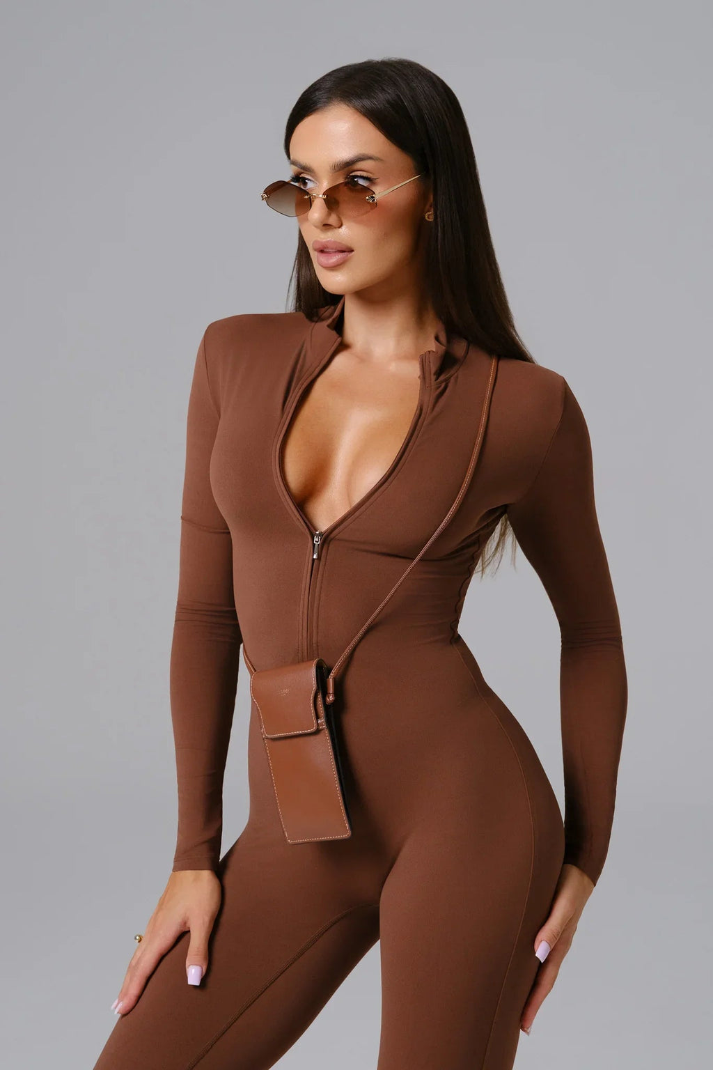 Mia Jumpsuit - Cocoa