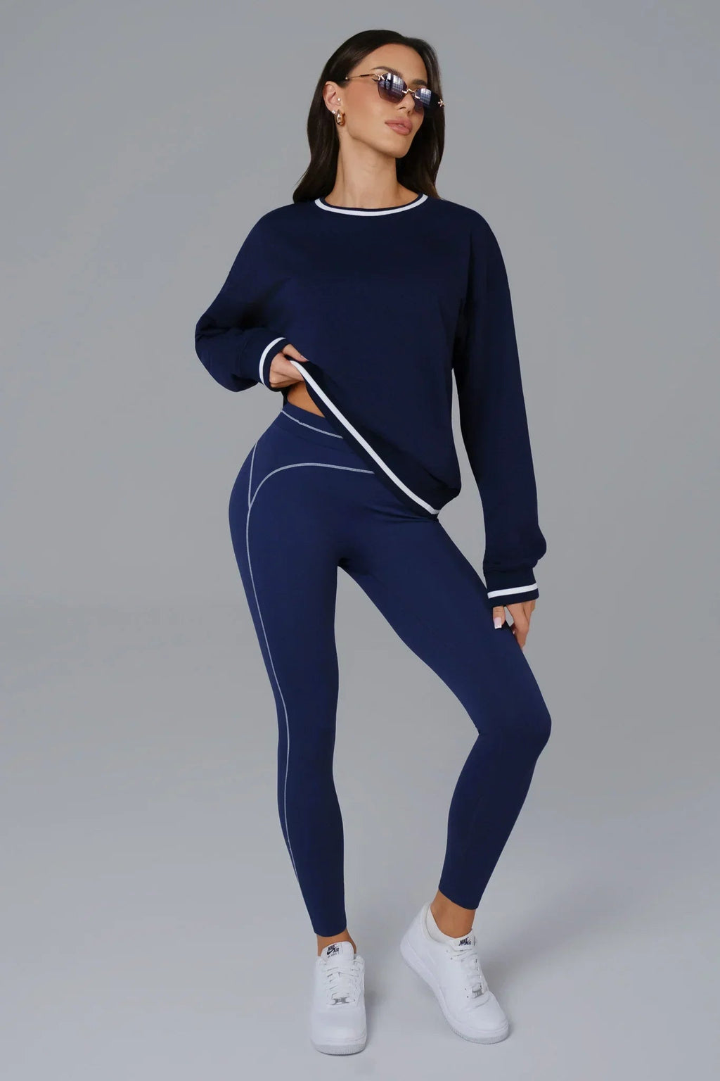 Nadine Leggings - Azure Blue