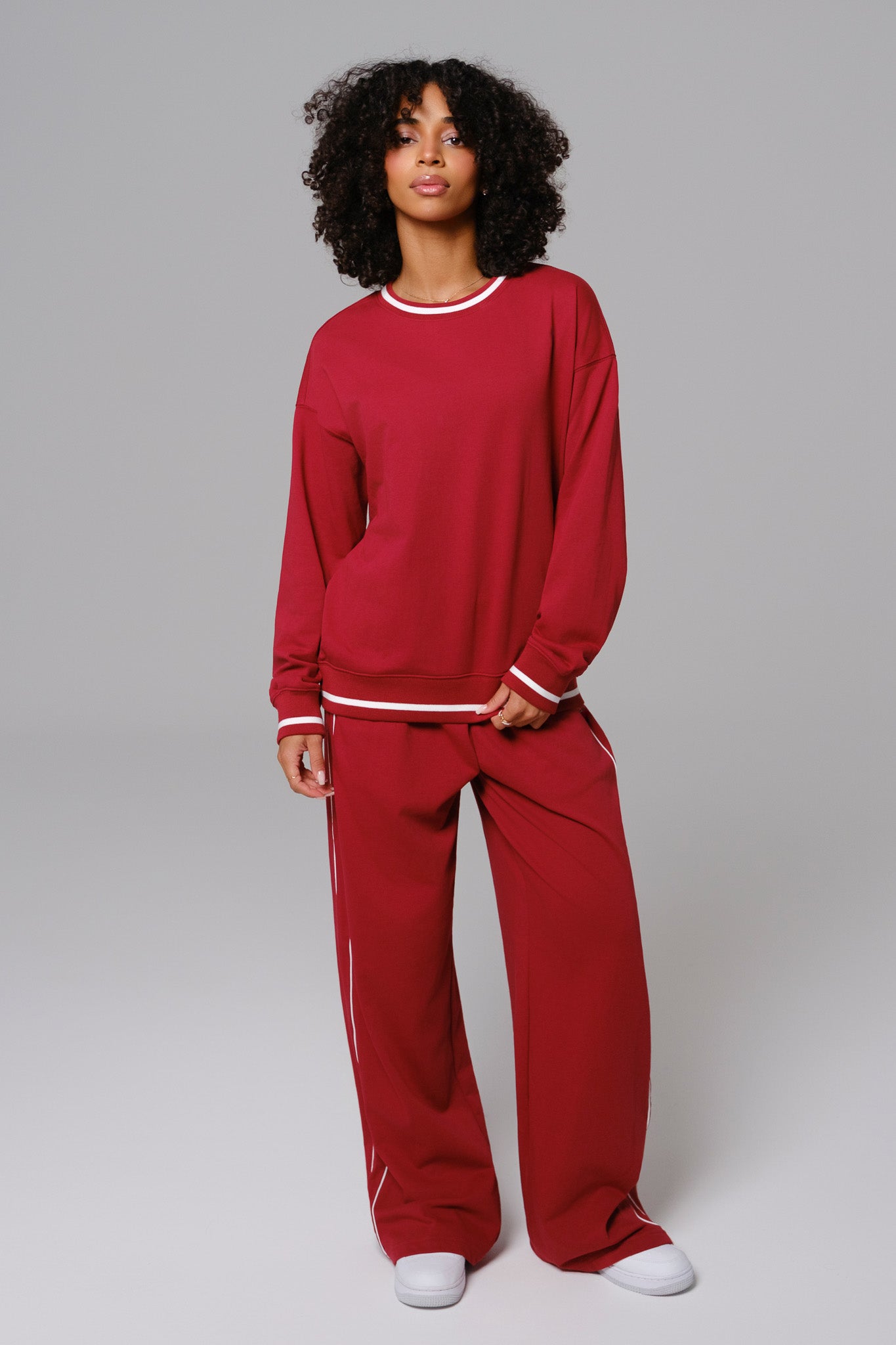 Nadine Sweatpants - Cherry Red