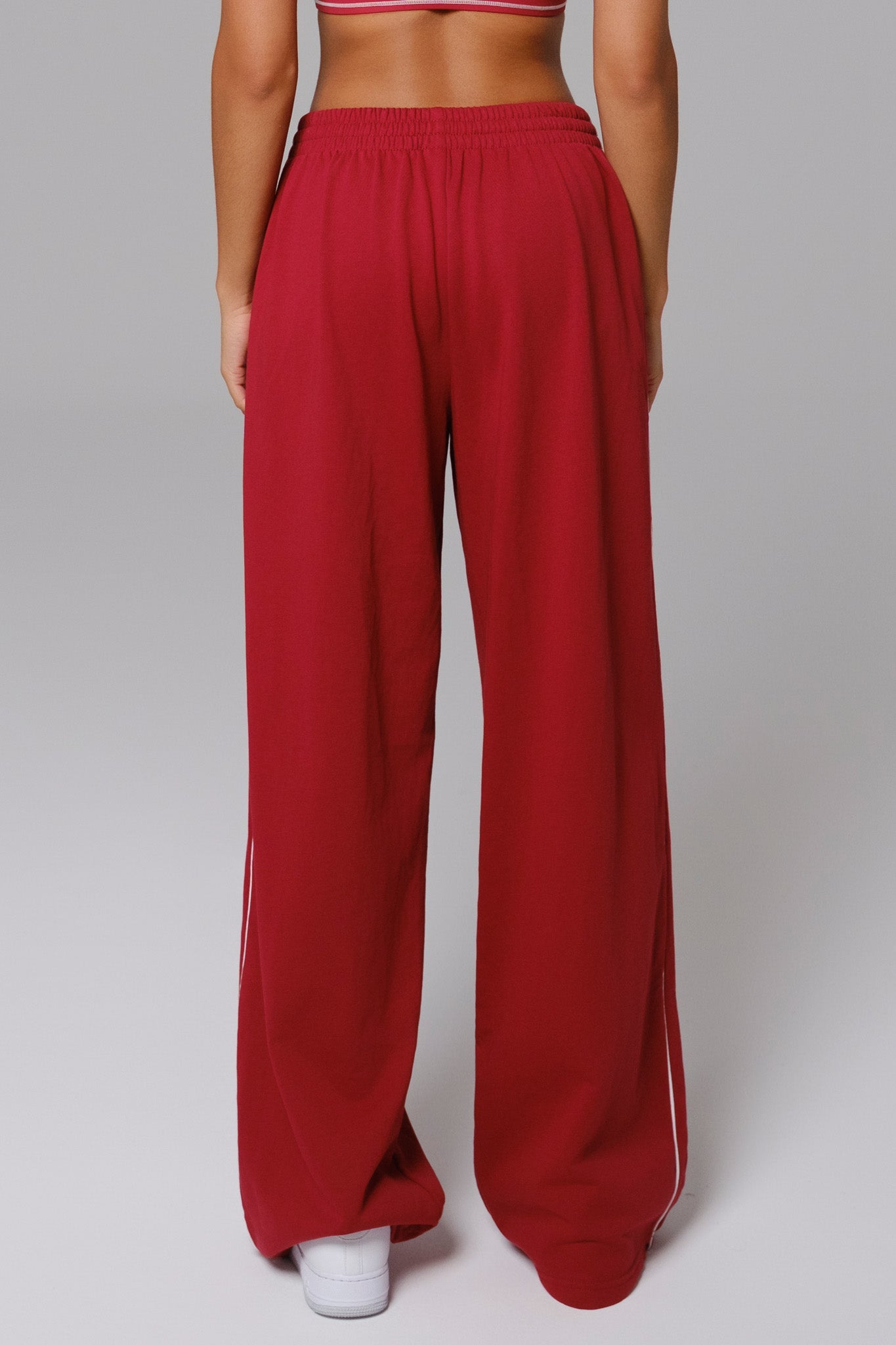 Conjunto Nadine Moletom - Rosa Cranberry