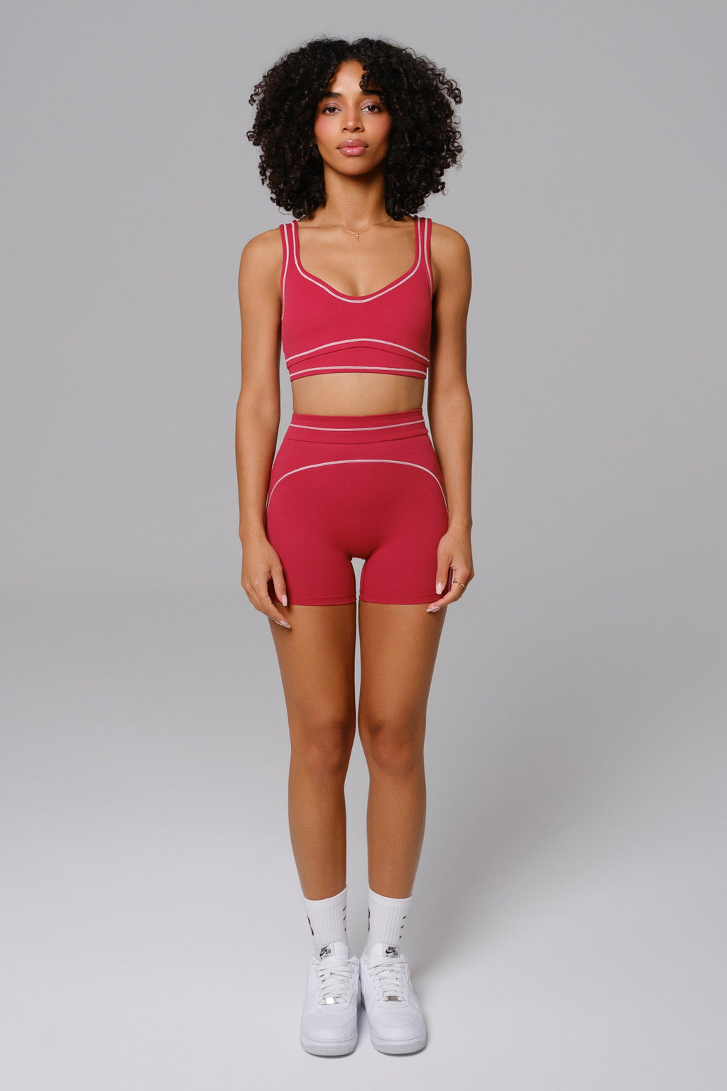 Conjunto Nadine Shorts - Vermelho Cereja