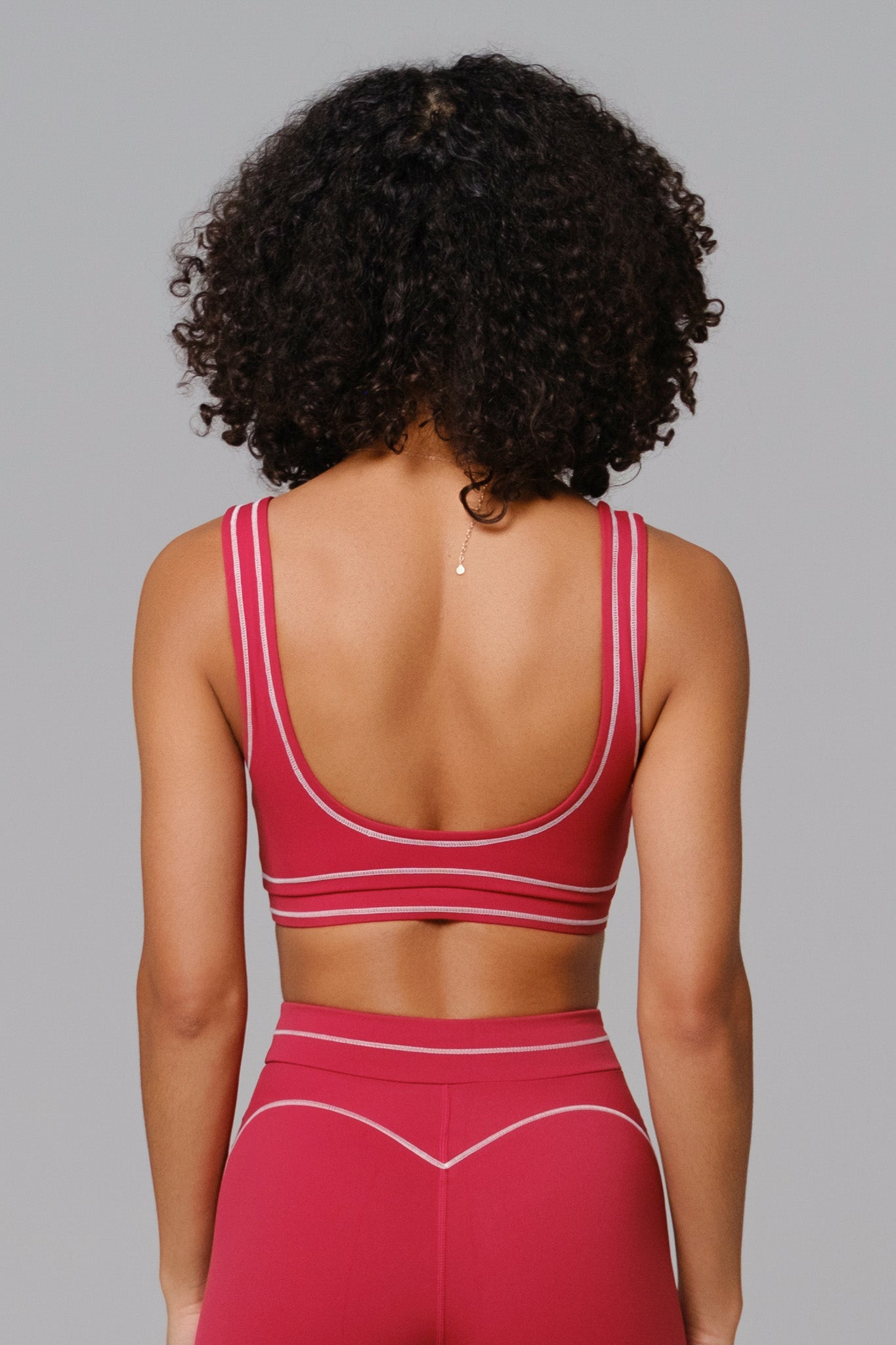 Nadine Sports Bra - Cherry Red