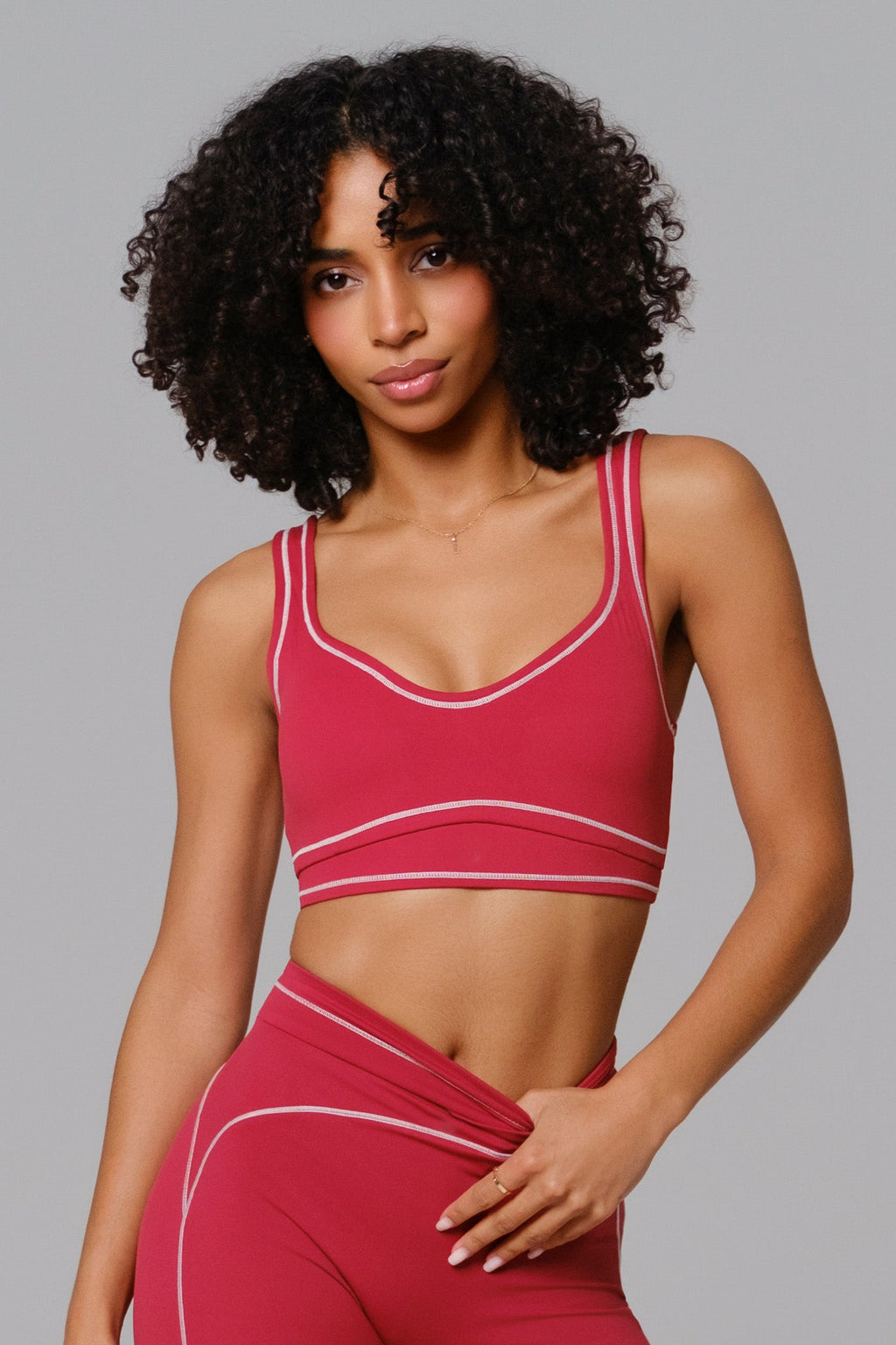 Conjunto Nadine Shorts - Vermelho Cereja