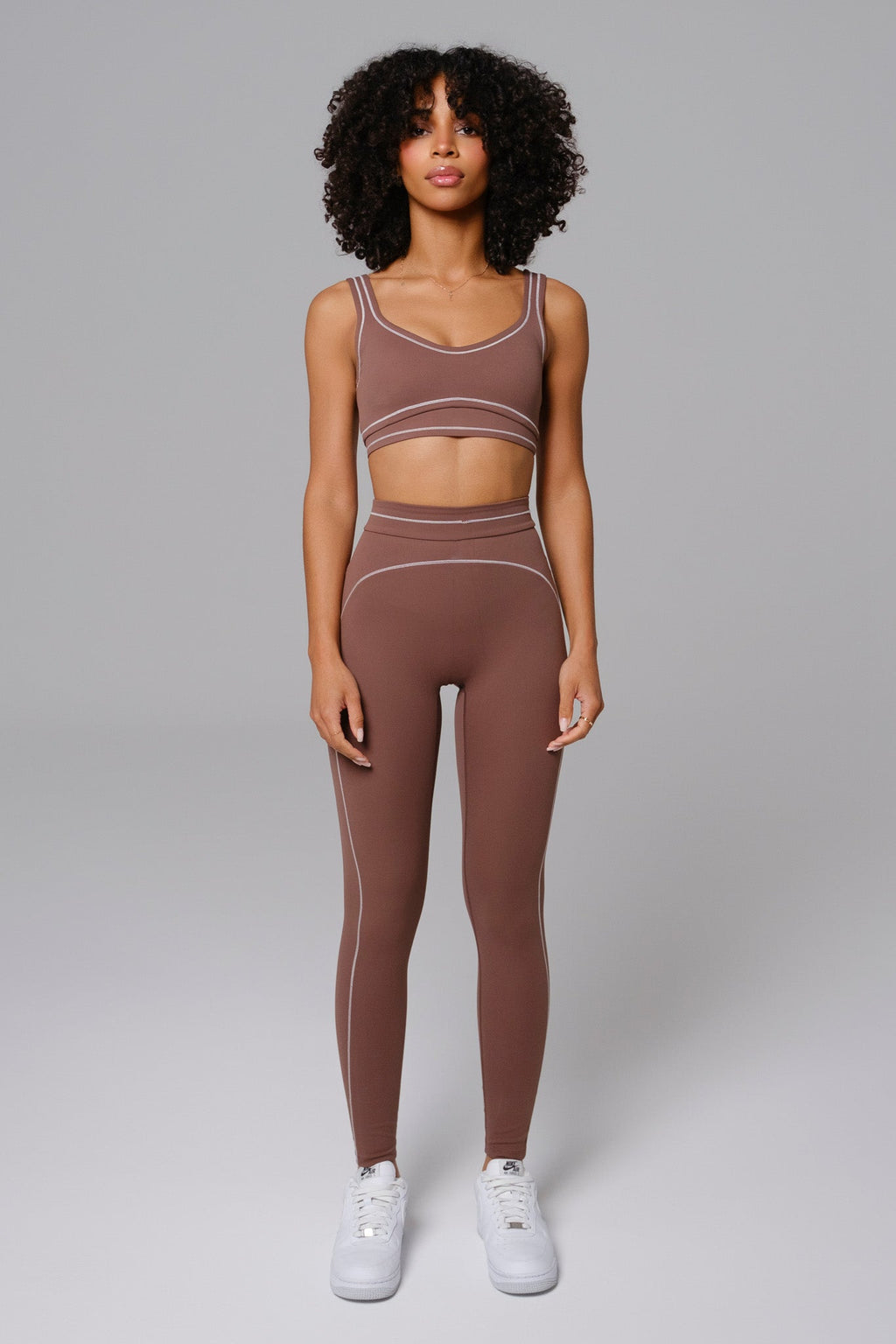 Conjunto Nadine Leggings - Marrom