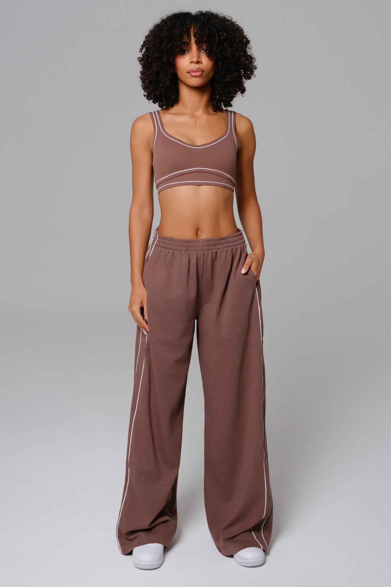 Conjunto Nadine Moletom - Marrom