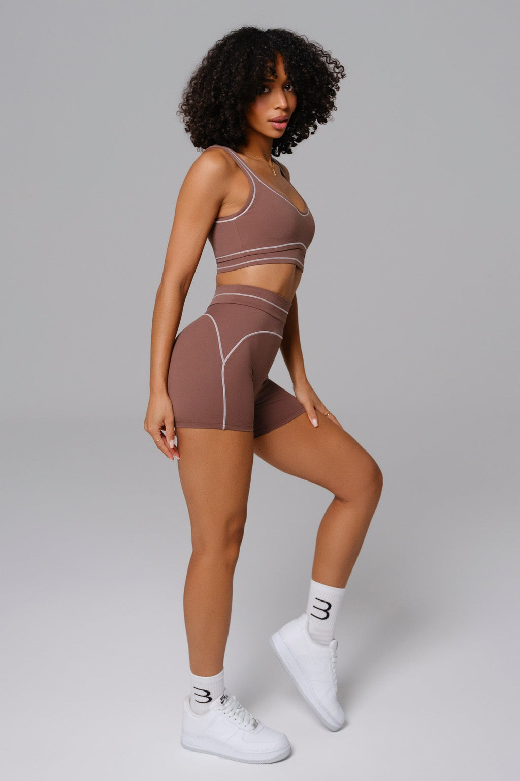 Conjunto Nadine Shorts - Marrom