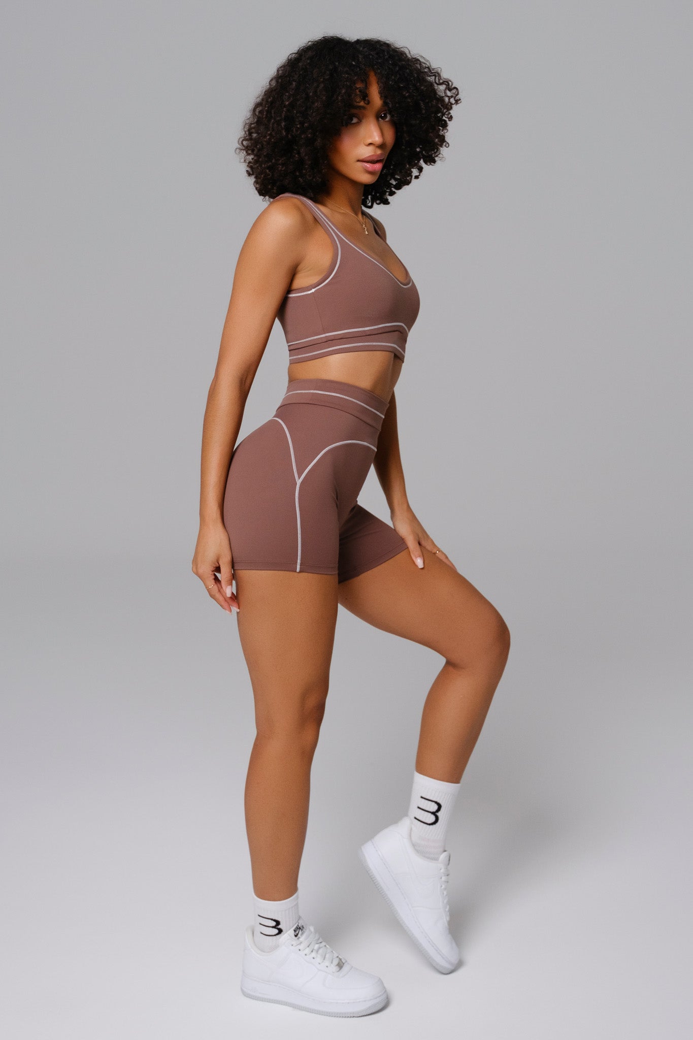 Conjunto Nadine Shorts - Marrom