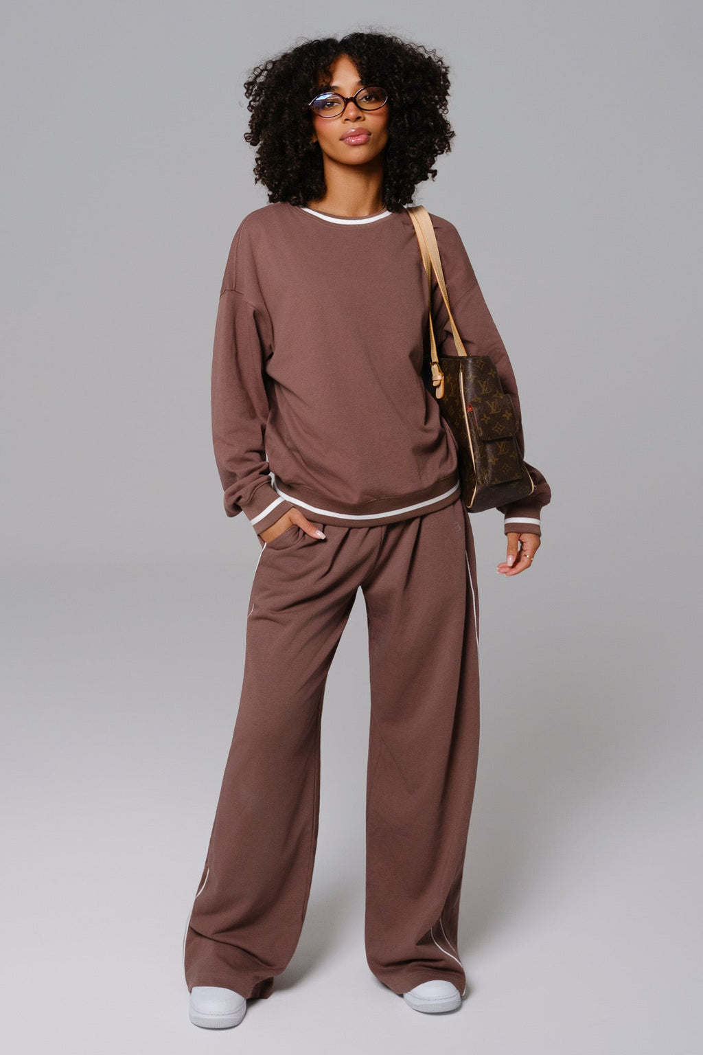 Nadine Sweatpants - Soft Chestnut