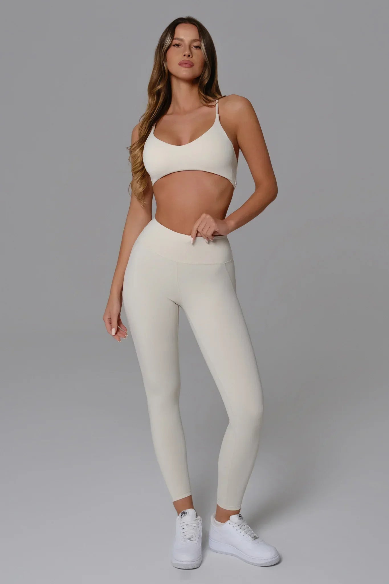 Nicole Leggings - Oatmilk