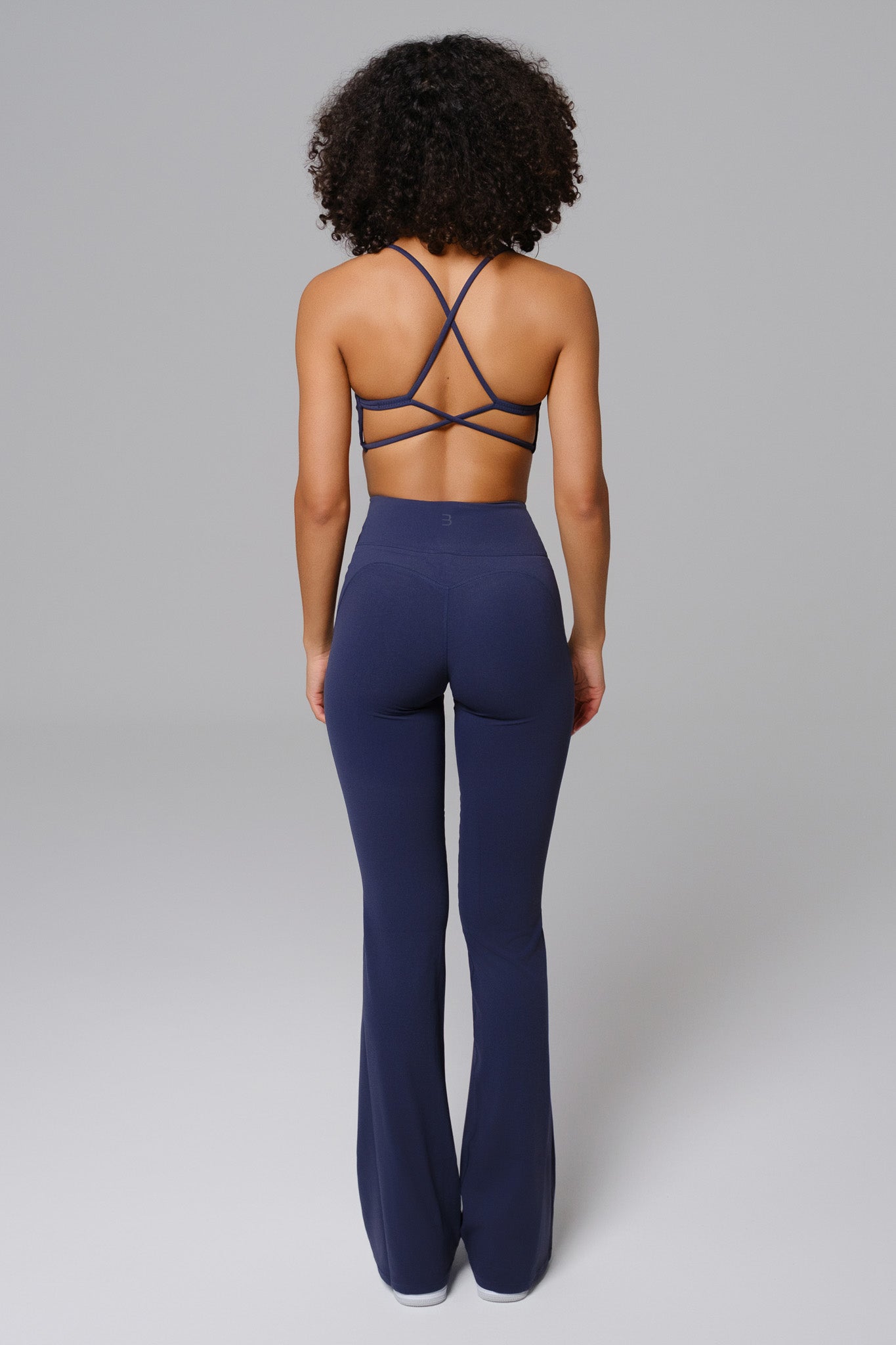 Nicole Flare Leggings - Obsidian Blue