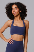 Nicole Halter Sports Bra - Obsidian Blue
