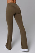 Nicole Flare Leggings - Sagewood