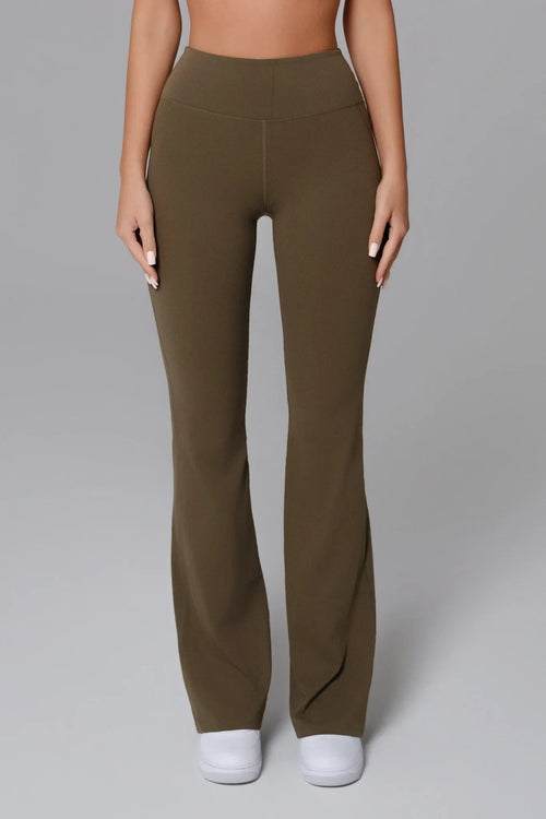 Calça Flare Nicole - Verde Musgo