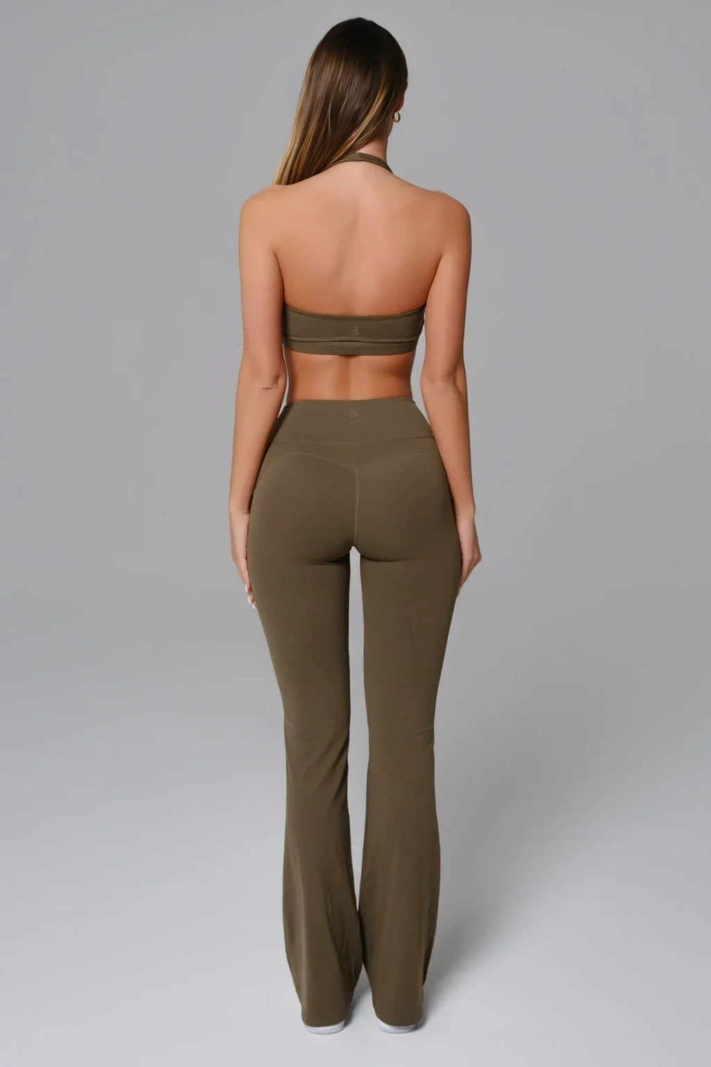 Nicole Flare Leggings - Sagewood