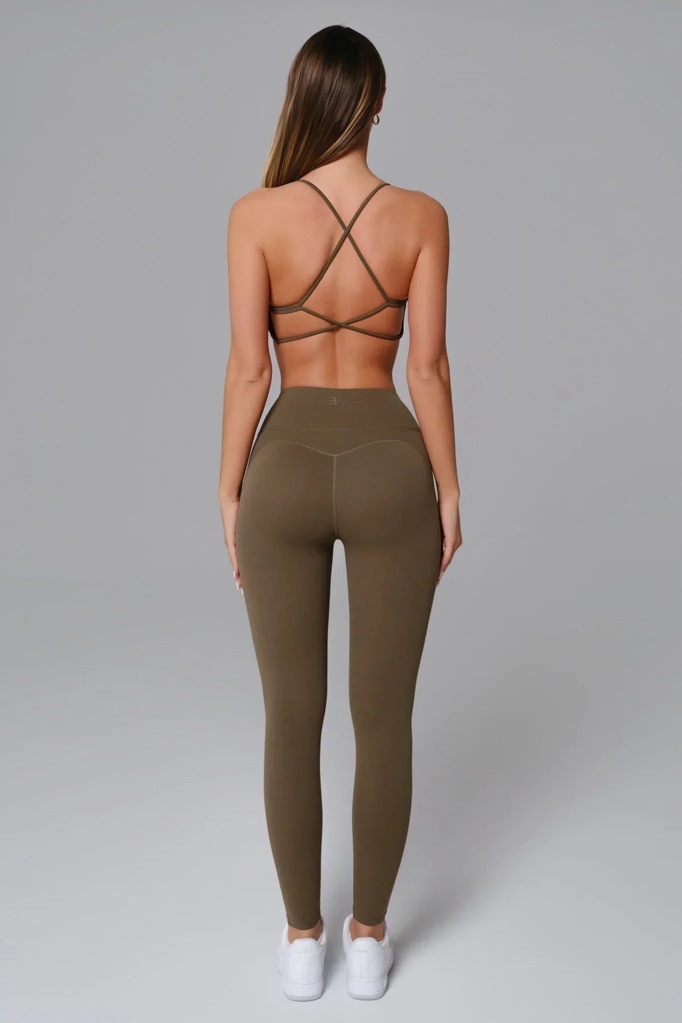 Nicole Strappy Sports Bra - Sagewood