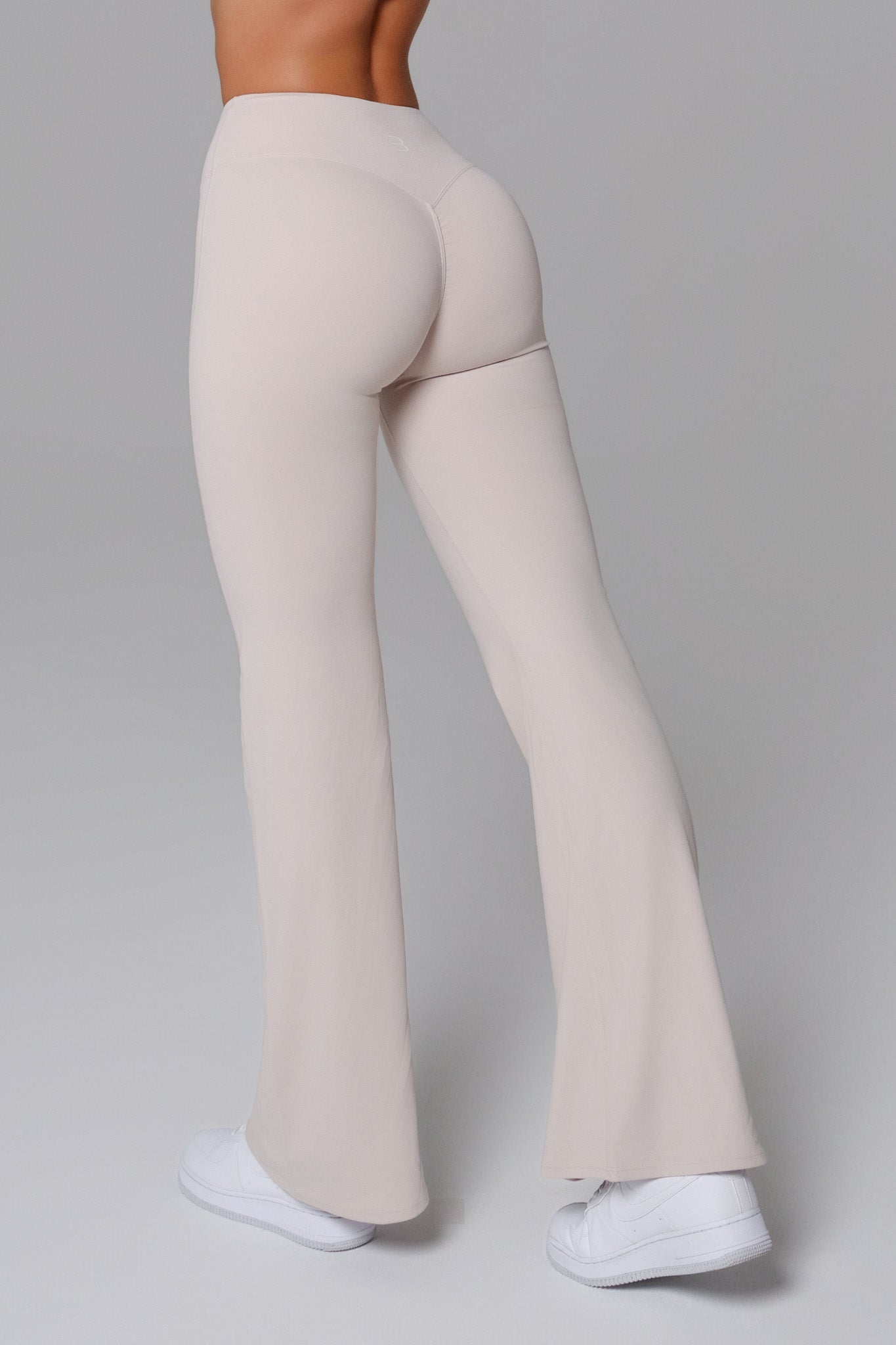 Samantha Flare Leggings - Soft Cream