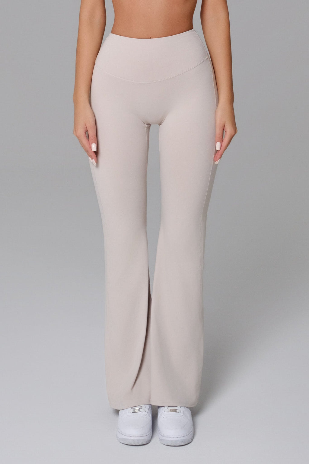 Samantha Flare Leggings - Soft Cream