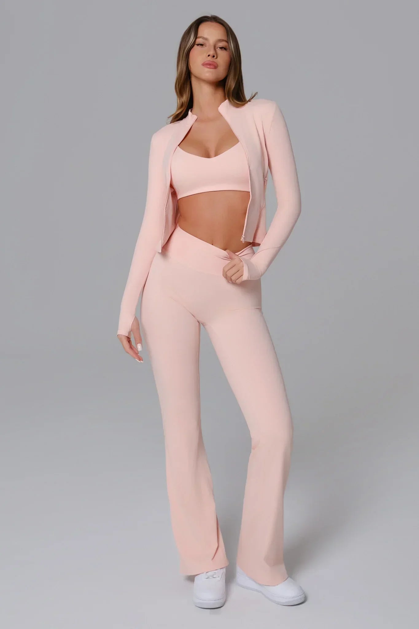Stacey Sports Bra - Peach