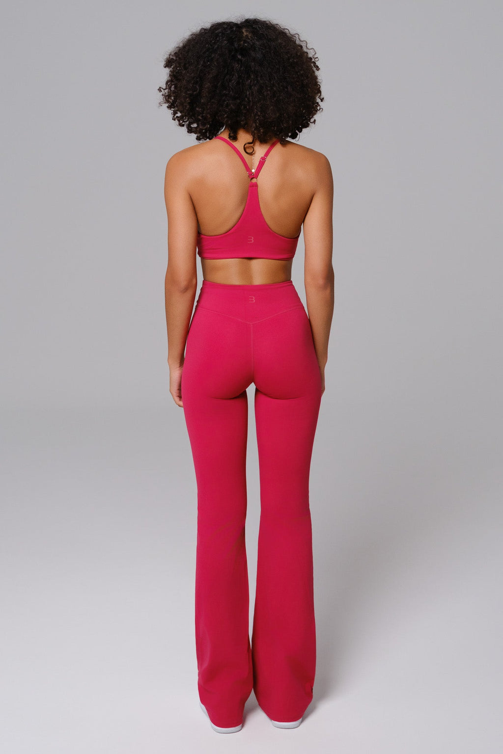 Stacey Flare Leggings - Raspberry