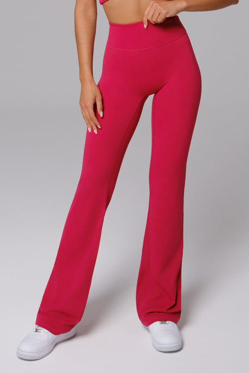 Calça Flare Ísis - Cranberry
