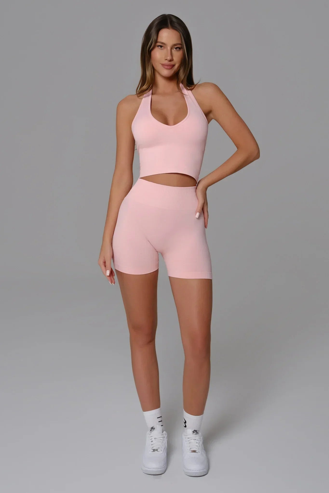 Conjunto Stella Shorts  - Pêssego