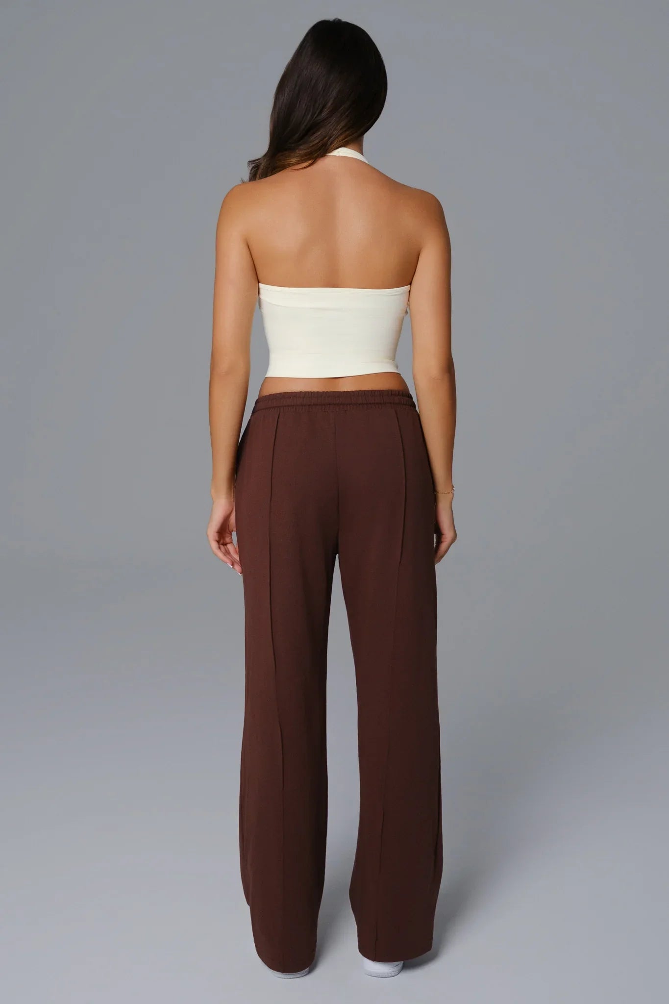 Stella Halter Top - Soft Cream