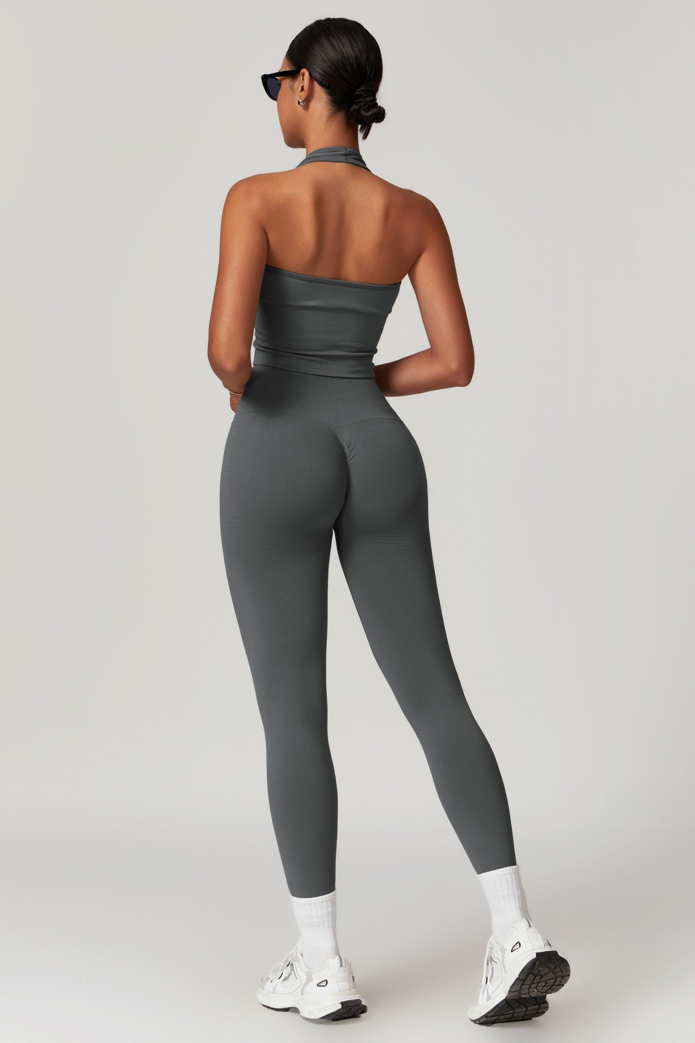Stella Halter Top - Dark Gray (FINAL SALE)