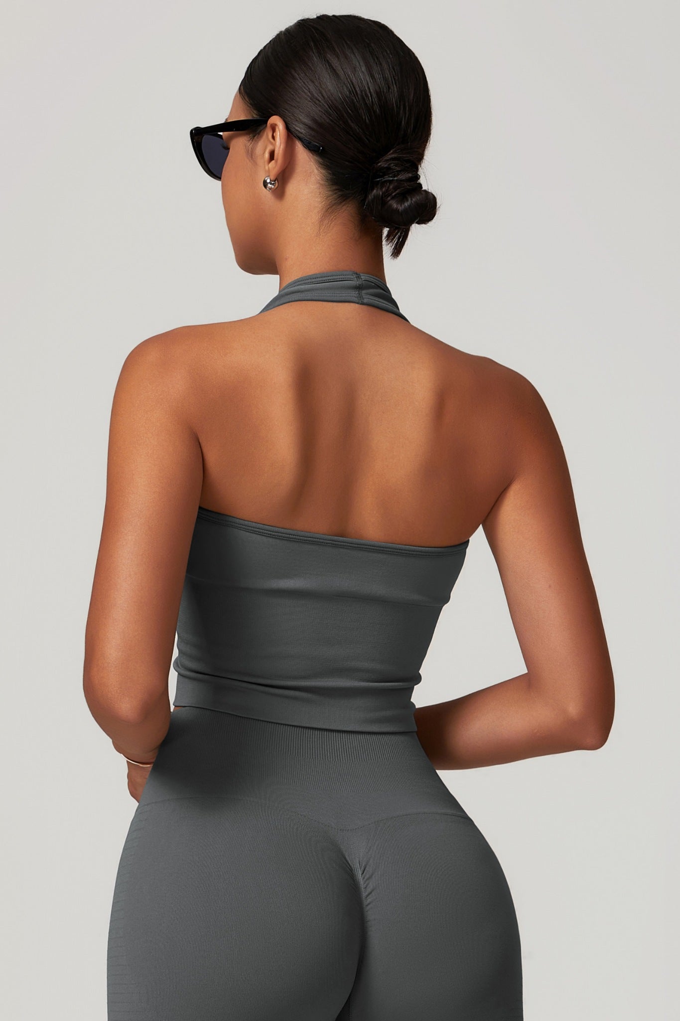 Stella Halter Top - Dark Gray (FINAL SALE)