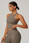 Stella Racer Top - Grullo Brown (FINAL SALE)