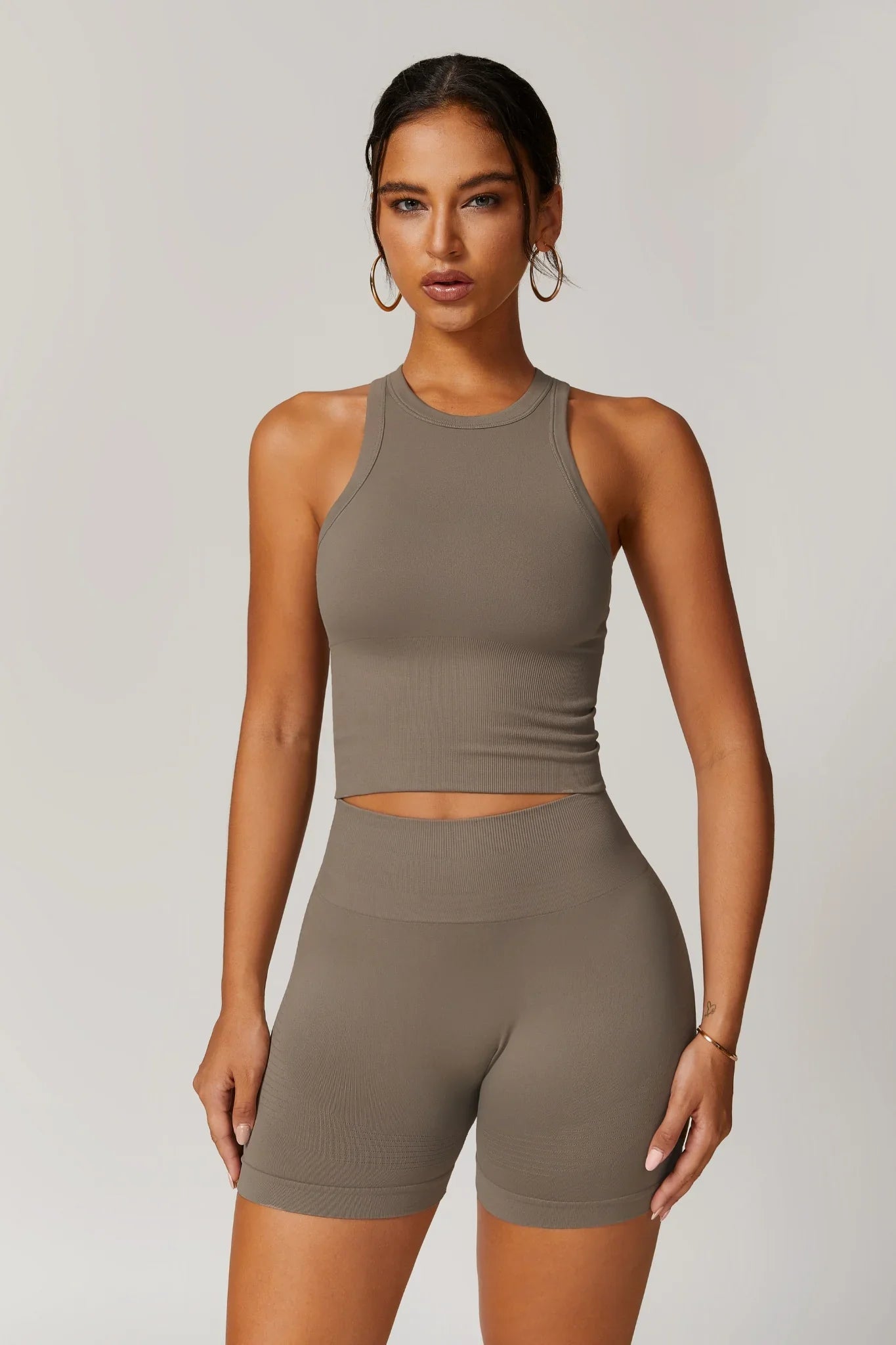 Stella Racer Top - Grullo Brown (FINAL SALE)