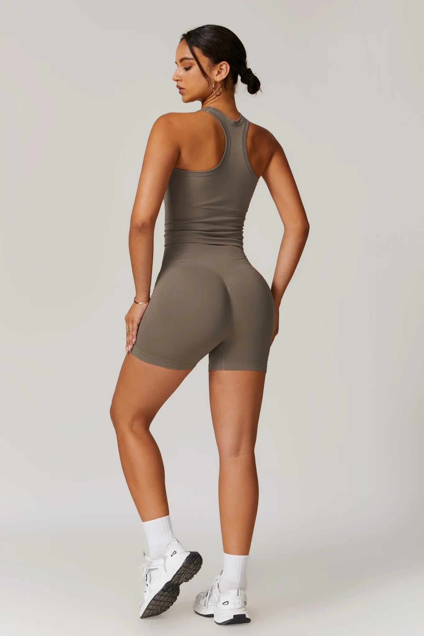 Stella Racer Top - Grullo Brown (FINAL SALE)