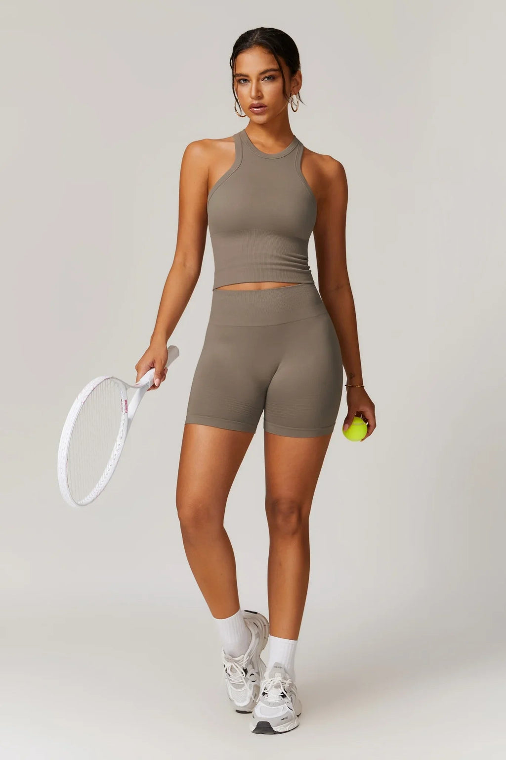Stella Racer Top - Grullo Brown (FINAL SALE)