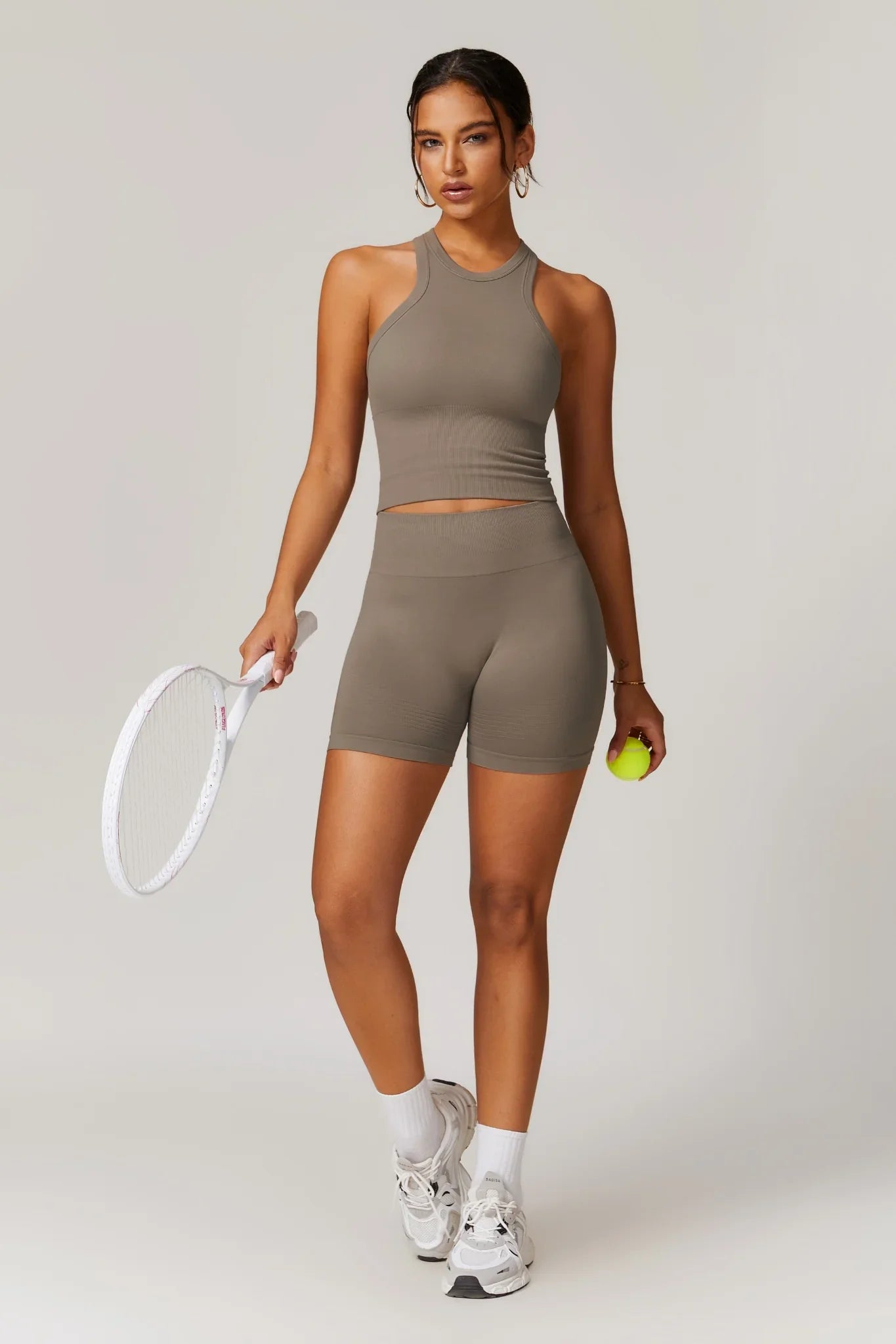 Stella Racer Top - Grullo Brown (FINAL SALE)