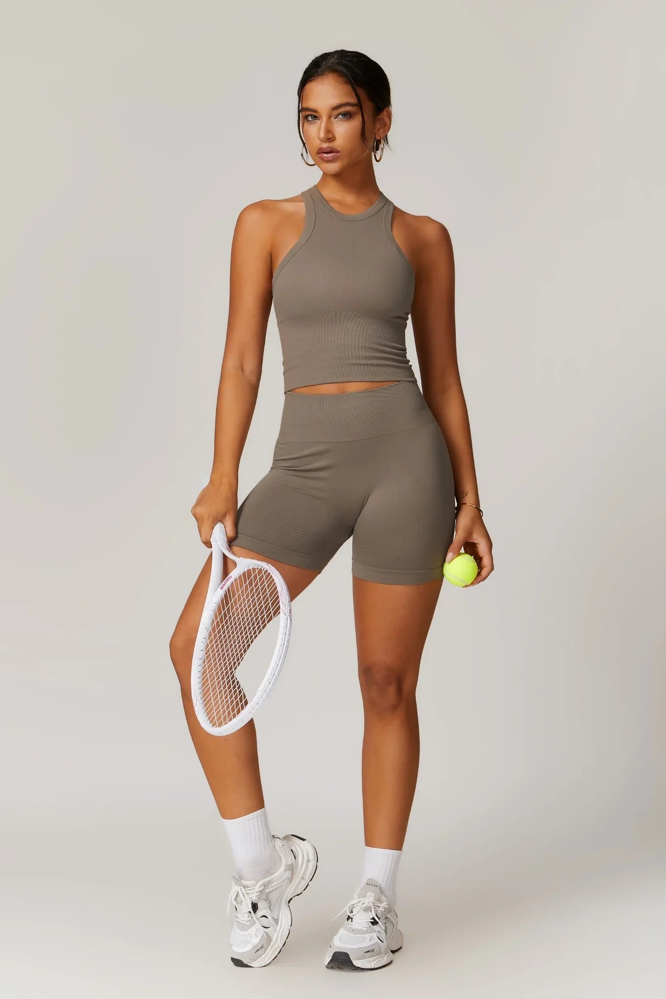 Stella Racer Top - Grullo Brown (FINAL SALE)