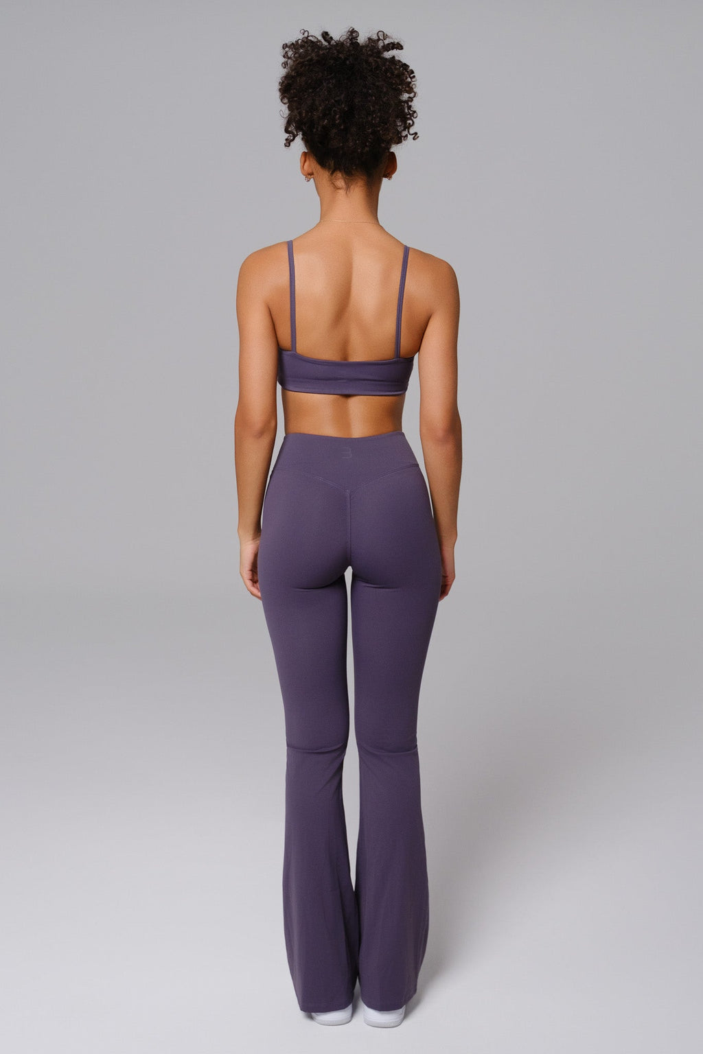 Zoe Flare Leggings - Charcoal Navy
