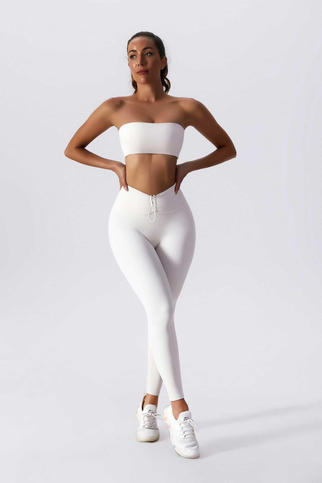 Evangeline Seamless Leggings - Porcelain White (FINAL SALE)