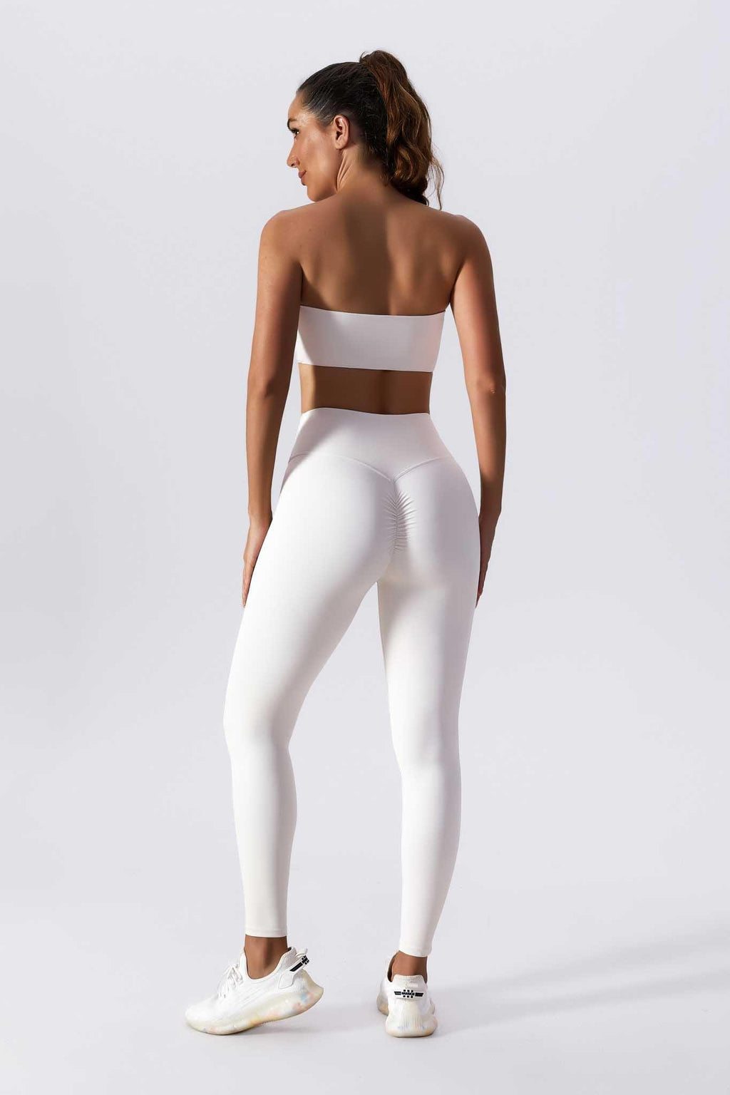 Evangeline Seamless Leggings - Porcelain White (FINAL SALE)