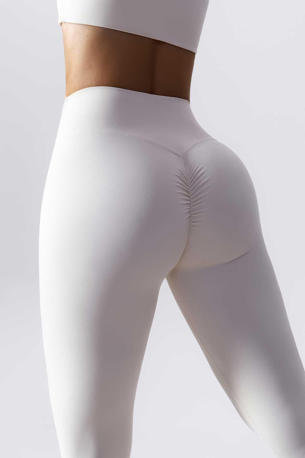 Evangeline Seamless Leggings - Porcelain White (FINAL SALE)