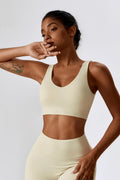 Haven Minimalistic Sports Bra - Cream (FINAL SALE)