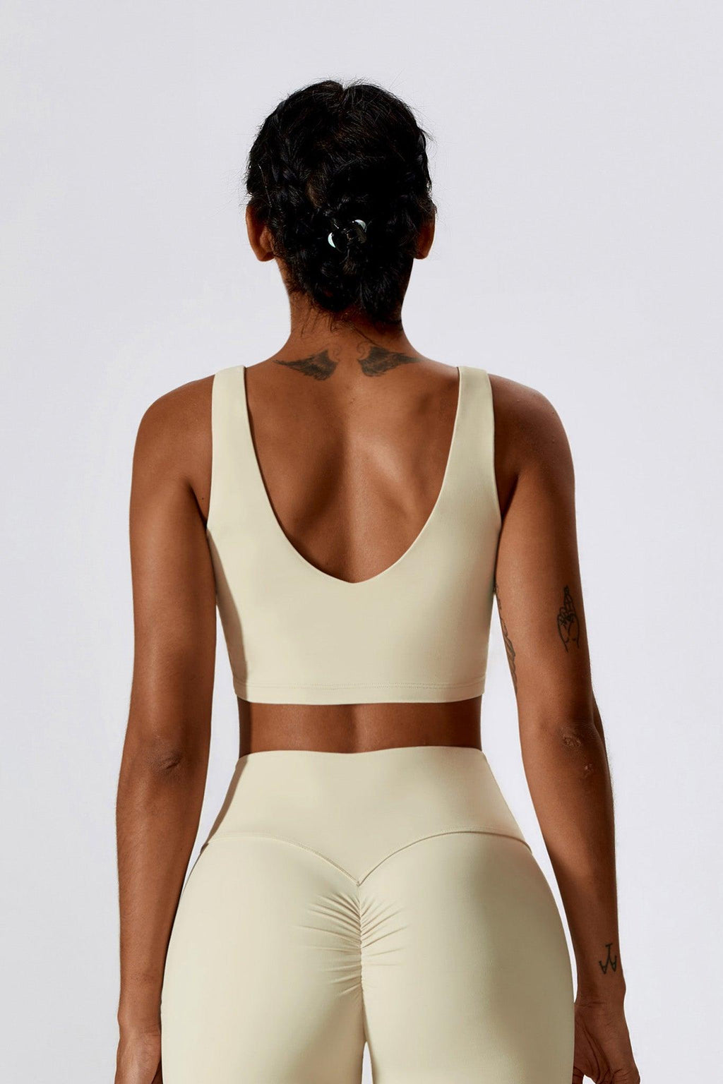 Haven Minimalistic Sports Bra - Cream (FINAL SALE)