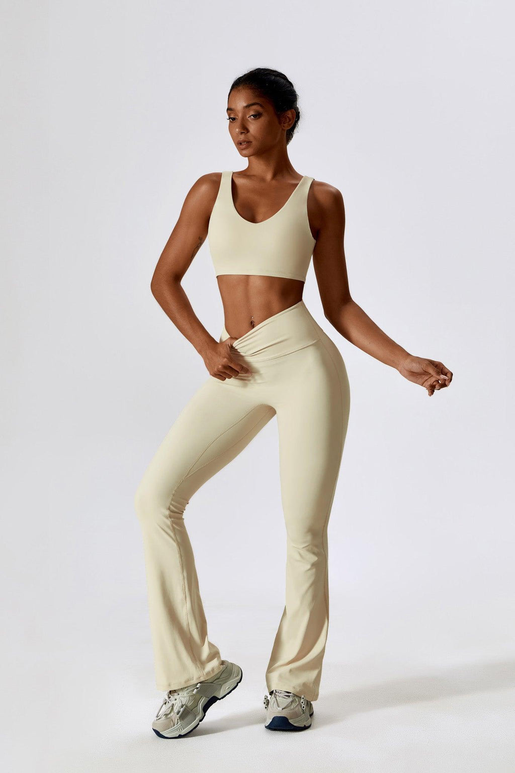 Haven Minimalistic Sports Bra - Cream (FINAL SALE)